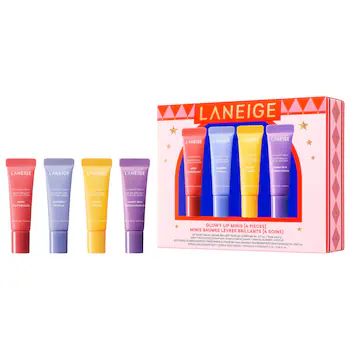 LANEIGE Glowy Lip Minis x 4